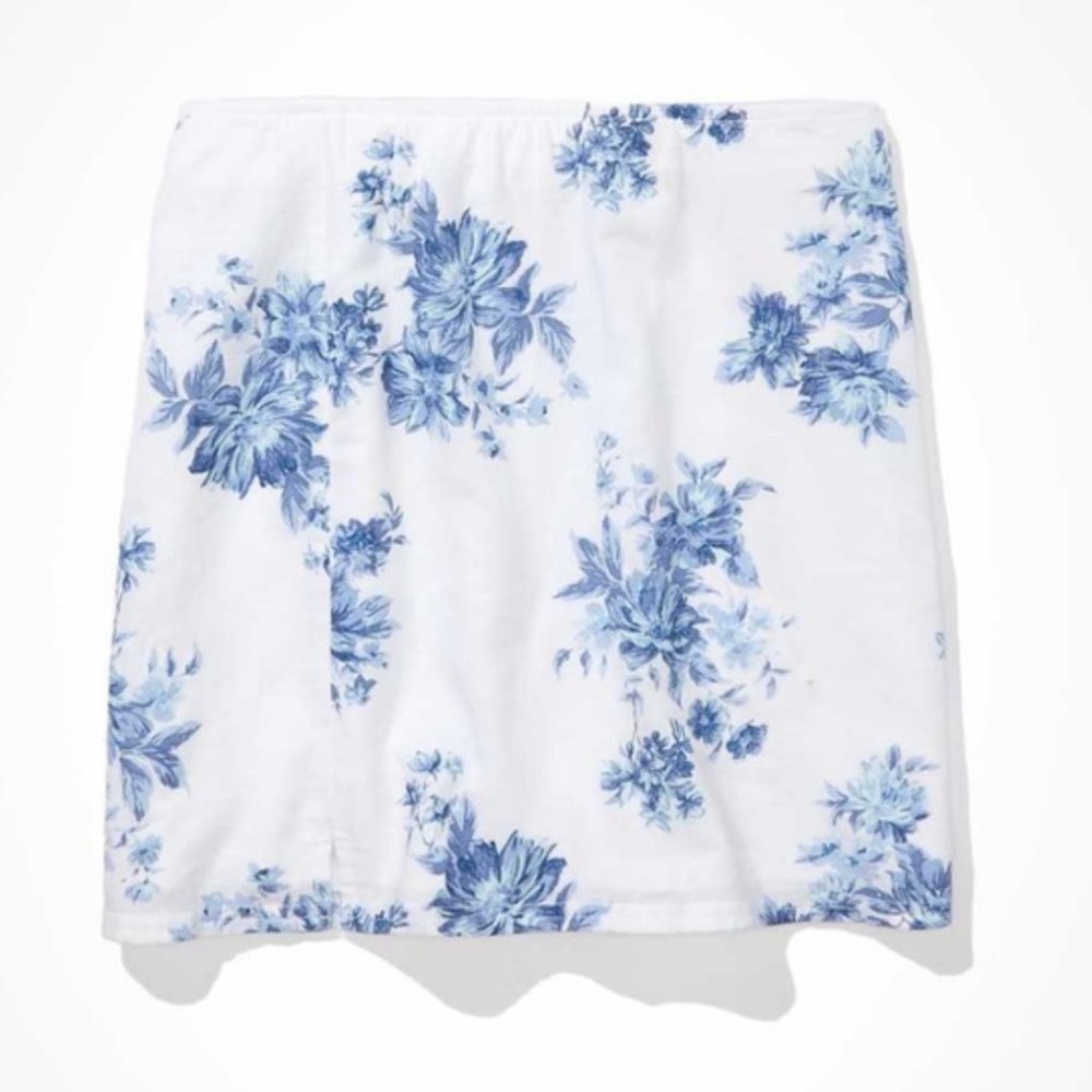 Floral Canvas American Eagle Mini Skirt - Picture 7 of 7